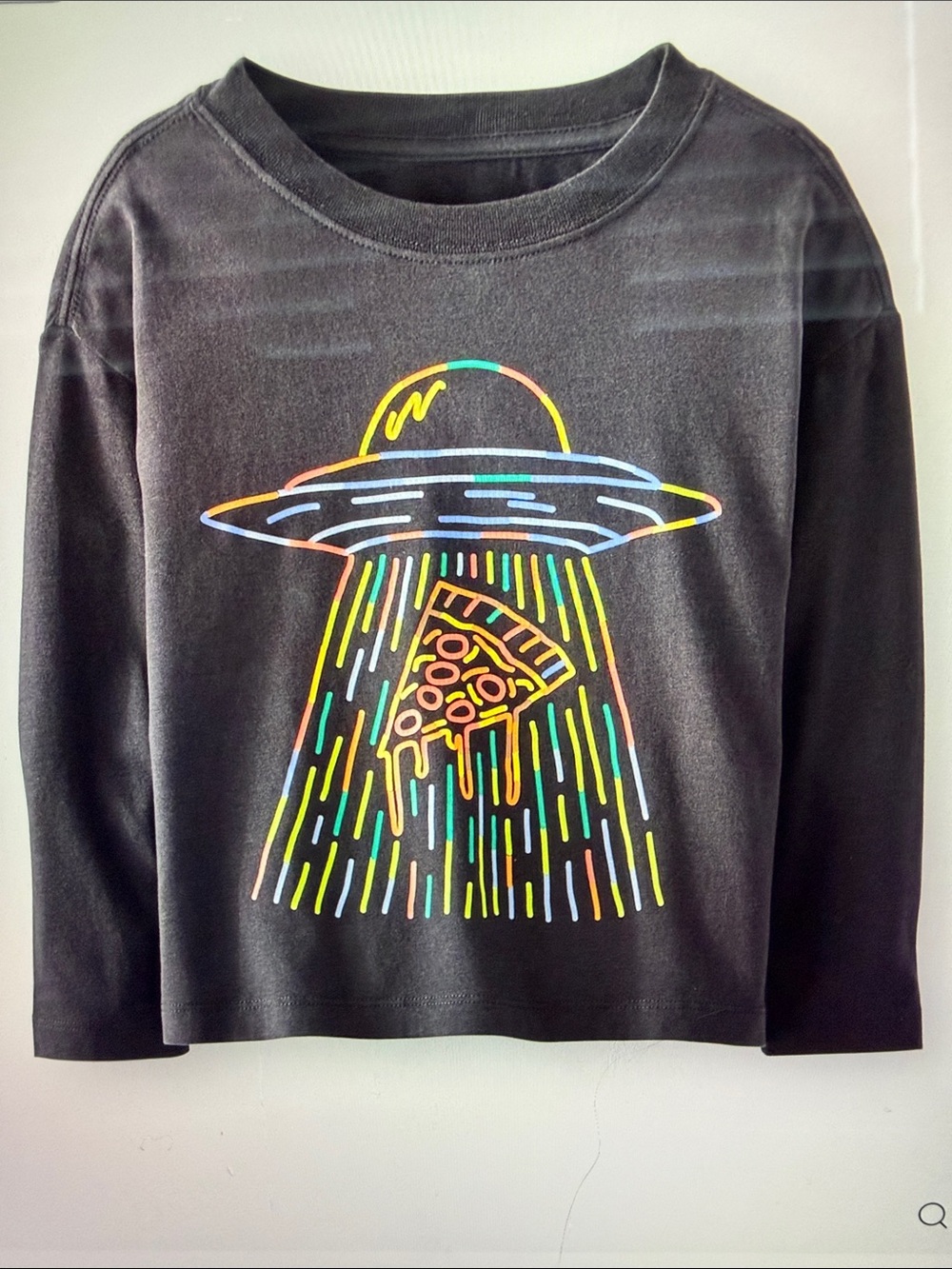 Hanna Andersson Pizza Demanding Alien T Shirt, 10